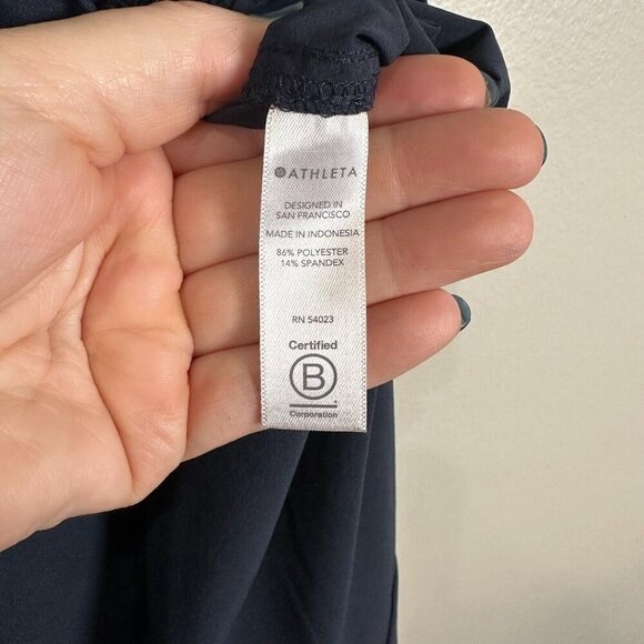 Athleta Chelsea Utility Jogger Womens Size 12 Navy Blue High Rise Cargo Pant - Picture 9 of 12